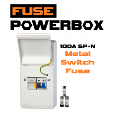 **SPECIAL DEAL** - 100A SP+N Metal Switch Fused Main Switch (80+ quantity deal)